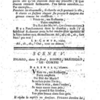 Barbier de Séville, ou la Précaution inutile (Le), comédie en quatre actes, par M. de Beaumarchais, représentée sur le théâtre de la Comédie Française le 23 février 1775 (avec une Lettre modérée sur la chute et la critique du Barbier de Séville)
