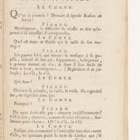Barbier de Séville, ou la Précaution inutile (Le), comédie en quatre actes, par M. de Beaumarchais, représentée sur le théâtre de la Comédie Française le 23 février 1775 (avec une Lettre modérée sur la chute et la critique du Barbier de Séville)