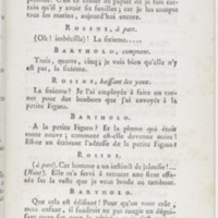 Barbier de Séville, ou la Précaution inutile (Le), comédie en quatre actes ; par M. de Beaumarchais ; représentée & tombée sur le théâtre de la Comédie Françoise aux Tuileries, le 23 de février 1775