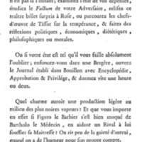 Barbier de Séville, ou la Précaution inutile (Le), comédie en quatre actes, par M. de Beaumarchais, représentée sur le théâtre de la Comédie Française le 23 février 1775 (avec une Lettre modérée sur la chute et la critique du Barbier de Séville)