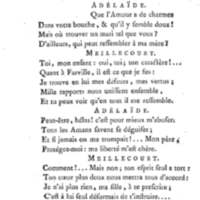 Adélaïde, ou l'Antipathie pour l'amour, comédie en deux actes, en vers de dix syllabes. Représentée pour la première fois, par les Comédiens franc̜ois, le 10 juillet 1780