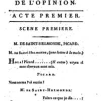 Dangers de l'opinion (Les), drame en cinq actes, en vers