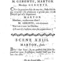 Bourru bienfaisant (Le), comédie en trois actes et en prose, de M. Goldoni, représentée à la cour le 5 novembre 1771, et représentée pour la première fois par les Comédiens français ordinaires du Roi le 4 novembre 1771