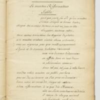 Ésope au Parnasse, comédie en vers et en un acte