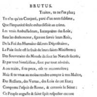 Brutus de M. de Voltaire (Le), avec un Discours sur la tragédie