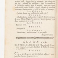 Barbier de Séville, ou la Précaution inutile (Le), comédie en quatre actes, par M. de Beaumarchais, représentée sur le théâtre de la Comédie Française le 23 février 1775 (avec une Lettre modérée sur la chute et la critique du Barbier de Séville)