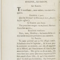 Eugénie, drame en cinq actes en prose, enrichi de figures en taille-douce ; avec un Essai sur le drame sérieux