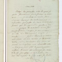 Recueil de lettres de Voltaire, de Mme du Châtelet et de Jean-Jacques Rousseau, préparé en 1782 pour une édition, par un ancien secrétaire de l'abbé de Sade