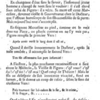 Barbier de Séville, ou la Précaution inutile (Le ), comédie en quatre actes, par M. de Beaumarchais, représentée sur le théâtre de la Comédie Française le 23 février 1775 (avec une Lettre modérée sur la chute et la critique du Barbier de Séville)