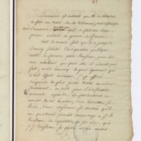 Recueil de lettres de Voltaire, de Mme du Châtelet et de Jean-Jacques Rousseau, préparé en 1782 pour une édition, par un ancien secrétaire de l'abbé de Sade