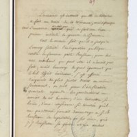 Recueil de lettres de Voltaire, de Mme du Châtelet et de Jean-Jacques Rousseau, préparé en 1782 pour une édition, par un ancien secrétaire de l'abbé de Sade