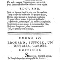 Comte de Warwik [sic] (Le), tragédie par M. de La Harpe, représentée pour la première fois par les Comédiens françois ordinaires du Roi, le 7 novembre 1763