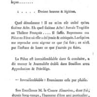 Barbier de Séville, ou la Précaution inutile (Le), comédie en quatre actes, par M. de Beaumarchais, représentée sur le théâtre de la Comédie Française le 23 février 1775 (avec une Lettre modérée sur la chute et la critique du Barbier de Séville)