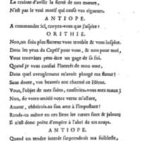 Amazones (Les), tragédie en cinq actes, par madame du Boccage, représentée par les Comédiens ordinaires du Roy, aux mois de juillet et d'août 1749