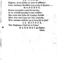 Mahomet second, tragédie, par M. de La Noue