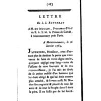 Lettres de M. de Voltaire et de sa célèbre amie [la marquise du Châtelet] ; suivies d'un petit Poëme, d'une lettre de J.-J. Rousseau, & d'un parallèle entre Voltaire et J.-J. Rousseau