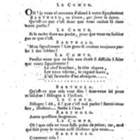 Barbier de Séville, ou la Précaution inutile (Le), comédie en quatre actes, par M. de Beaumarchais, représentée sur le théâtre de la Comédie Française le 23 février 1775 (avec une Lettre modérée sur la chute et la critique du Barbier de Séville)