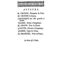 Recueil des pièces mises au Théâtre François, par M. Le Sage