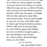 Amazones (Les), tragédie en cinq actes, par madame du Boccage, représentée par les Comédiens ordinaires du Roy, aux mois de juillet et d'août 1749