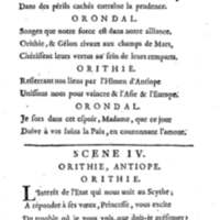 Amazones (Les), tragédie en cinq actes, par madame du Boccage, représentée par les Comédiens ordinaires du Roy, aux mois de juillet et d'août 1749