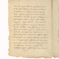 Recueil de lettres de Voltaire, de Mme du Châtelet et de Jean-Jacques Rousseau, préparé en 1782 pour une édition, par un ancien secrétaire de l'abbé de Sade