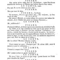 Barbier de Séville, ou la Précaution inutile (Le), comédie en quatre actes, par M. de Beaumarchais, représentée sur le théâtre de la Comédie Française le 23 février 1775 (avec une Lettre modérée sur la chute et la critique du Barbier de Séville)