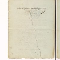 Recueil de lettres de Voltaire, de Mme du Châtelet et de Jean-Jacques Rousseau, préparé en 1782 pour une édition, par un ancien secrétaire de l'abbé de Sade