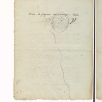 Recueil de lettres de Voltaire, de Mme du Châtelet et de Jean-Jacques Rousseau, préparé en 1782 pour une édition, par un ancien secrétaire de l'abbé de Sade