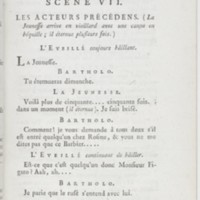 Barbier de Séville, ou la Précaution inutile (Le), comédie en quatre actes ; par M. de Beaumarchais ; représentée & tombée sur le théâtre de la Comédie Françoise aux Tuileries, le 23 de février 1775