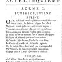 Lysimachus, tragédie par M. de Caux de Montlebert, représentée pour la première fois le 13 décembre 1737