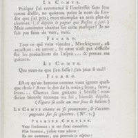 Barbier de Séville, ou la Précaution inutile (Le), comédie en quatre actes ; par M. de Beaumarchais ; représentée & tombée sur le théâtre de la Comédie Françoise aux Tuileries, le 23 de février 1775