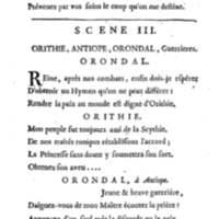 Amazones (Les), tragédie en cinq actes, par madame du Boccage, représentée par les Comédiens ordinaires du Roy, aux mois de juillet et d'août 1749