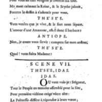Amazones (Les), tragédie en cinq actes, par madame du Boccage, représentée par les Comédiens ordinaires du Roy, aux mois de juillet et d'août 1749