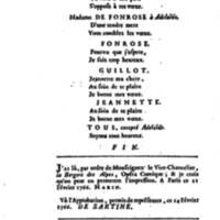 Bergère des Alpes (La), pastorale en trois actes et en vers, mêlée de chants, par M. Marmontel de l'Académie françoise