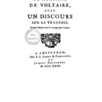 Brutus de M. de Voltaire (Le), avec un Discours sur la tragédie