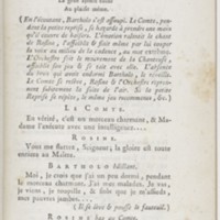 Barbier de Séville, ou la Précaution inutile (Le), comédie en quatre actes ; par M. de Beaumarchais ; représentée & tombée sur le théâtre de la Comédie Françoise aux Tuileries, le 23 de février 1775