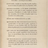 Mémoires sur la vie et les œuvres de Molière (Les)