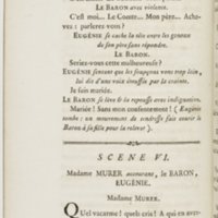 Eugénie, drame en cinq actes en prose, enrichi de figures en taille-douce ; avec un Essai sur le drame sérieux