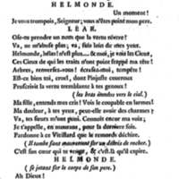 Roi Lear (Le), tragédie en cinq actes, par M. Ducis, représentée à Versailles le 16 janvier 1783 ; et à Paris, le 26 du même mois, par les Comédiens français