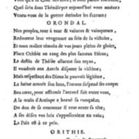 Amazones (Les), tragédie en cinq actes, par madame du Boccage, représentée par les Comédiens ordinaires du Roy, aux mois de juillet et d'août 1749