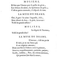 Molière à la nouvelle salle, ou les Audiences de Thalie, comédie en un acte et en vers libres