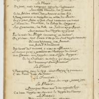 Plaisir (Le), comédie en un acte et en vers libres