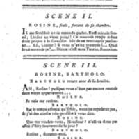 Barbier de Séville, ou la Précaution inutile (Le), comédie en quatre actes, par M. de Beaumarchais, représentée sur le théâtre de la Comédie Française le 23 février 1775 (avec une Lettre modérée sur la chute et la critique du Barbier de Séville)