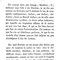 Barbier de Séville, ou la Précaution inutile (Le), comédie en quatre actes, par M. de Beaumarchais, représentée sur le théâtre de la Comédie Française le 23 février 1775 (avec une Lettre modérée sur la chute et la critique du Barbier de Séville)
