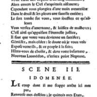 Idoménée, tragédie, par M. Le Mierre, représentée pour la première fois, par les Comédiens françois ordinaires du Roi, le lundi 13 février 1764