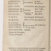 Chérusques (Les), tragédie ; tirée du théâtre allemand ; par M. Bauvin