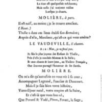 Molière à la nouvelle salle, ou les Audiences de Thalie, comédie en un acte et en vers libres