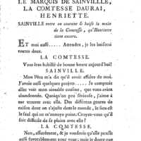 Amants sans le sçavoir (Les), comédie, en trois actes, et en prose, représentée pour la premiere fois par les Comédiens ordinaires du Roi, le 6 juillet 1771, au théâtre du Palais des Tuileries