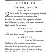 Amazones (Les), tragédie en cinq actes, par madame du Boccage, représentée par les Comédiens ordinaires du Roy, aux mois de juillet et d'août 1749