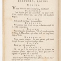 Barbier de Séville, ou la Précaution inutile (Le), comédie en quatre actes, par M. de Beaumarchais, représentée sur le théâtre de la Comédie Française le 23 février 1775 (avec une Lettre modérée sur la chute et la critique du Barbier de Séville)